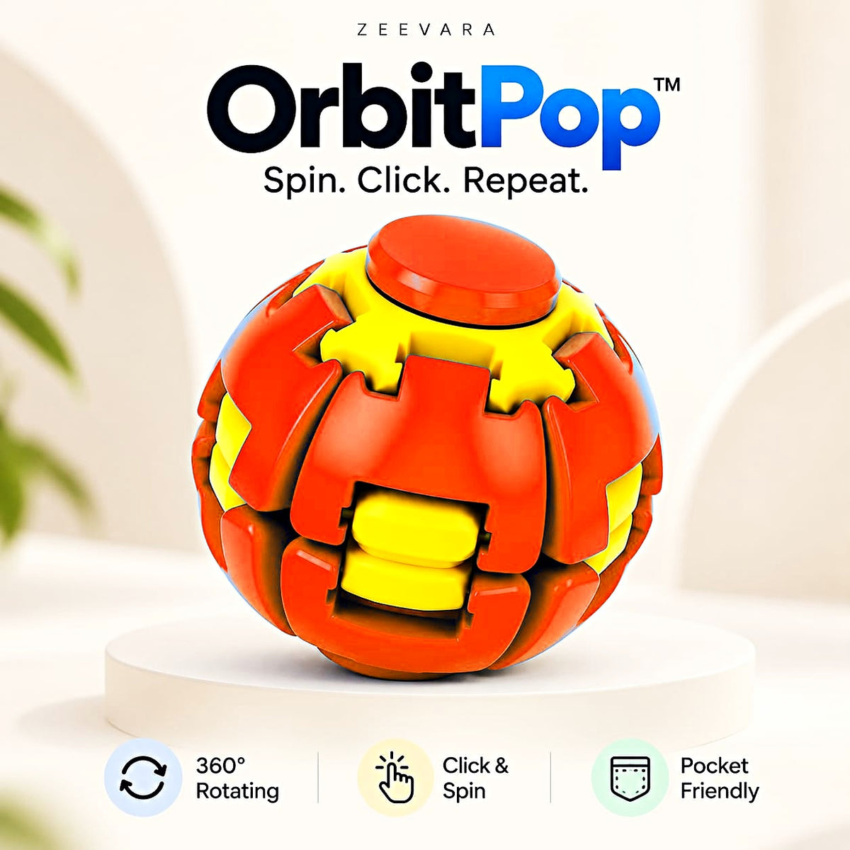 Zeevara OrbitPop™ — Spin. Click. Repeat.