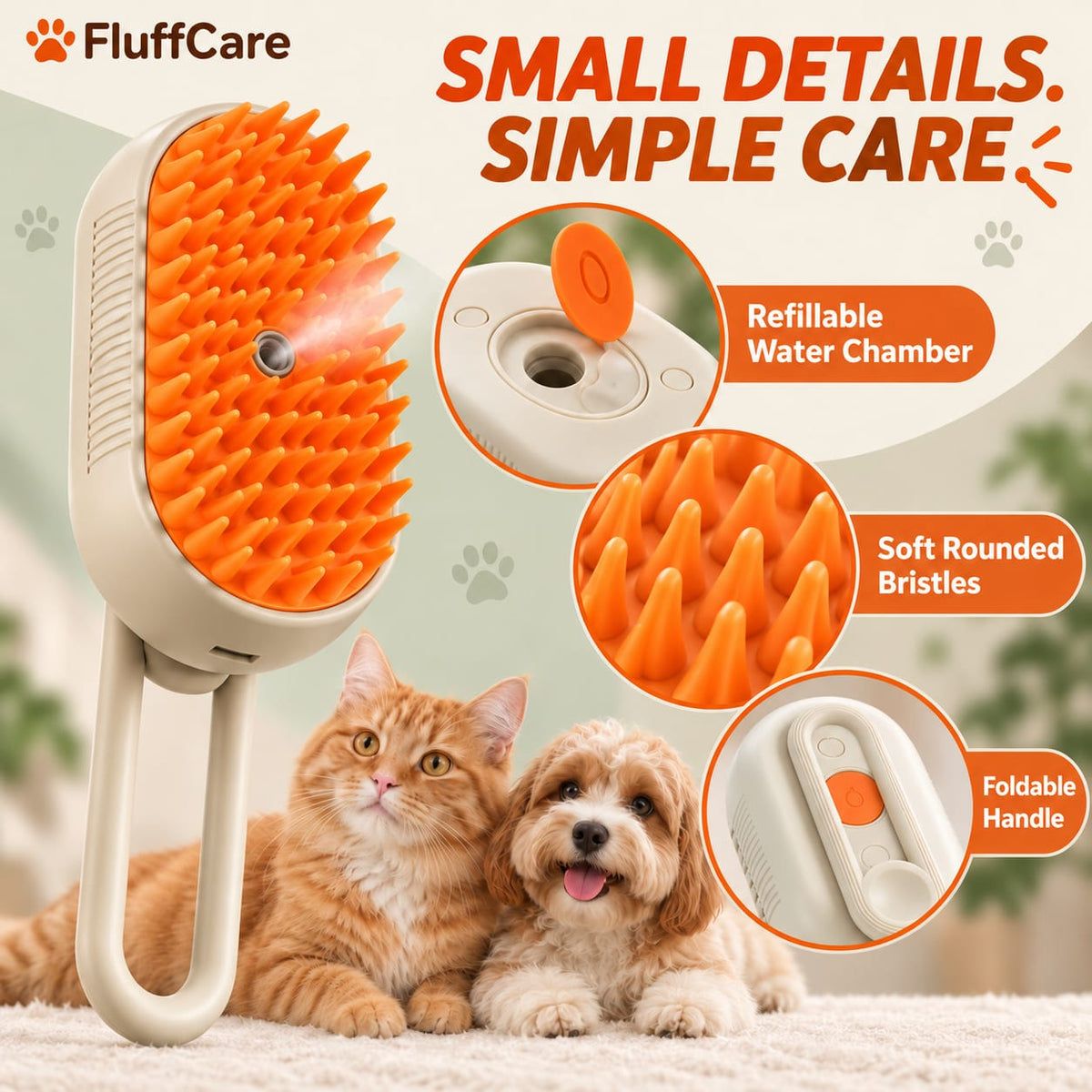 FluffCare — Less Loose Fur. More Cuddles.