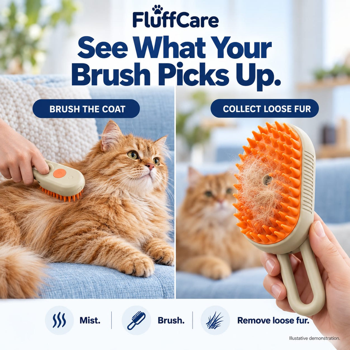 FluffCare — Less Loose Fur. More Cuddles.