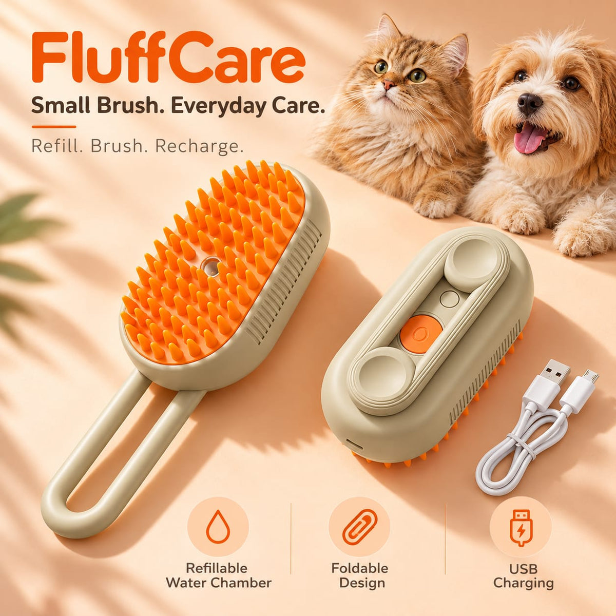 FluffCare — Less Loose Fur. More Cuddles.