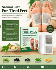 Herbal Foot Care Patches (पैरों में लगाने वाले पैच) – रातभर पैरों की देखभाल